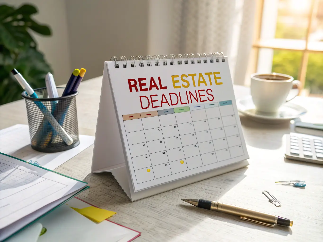 An image depicting a calendar with a circled date, representing flexible closing options tailored to the seller's needs.